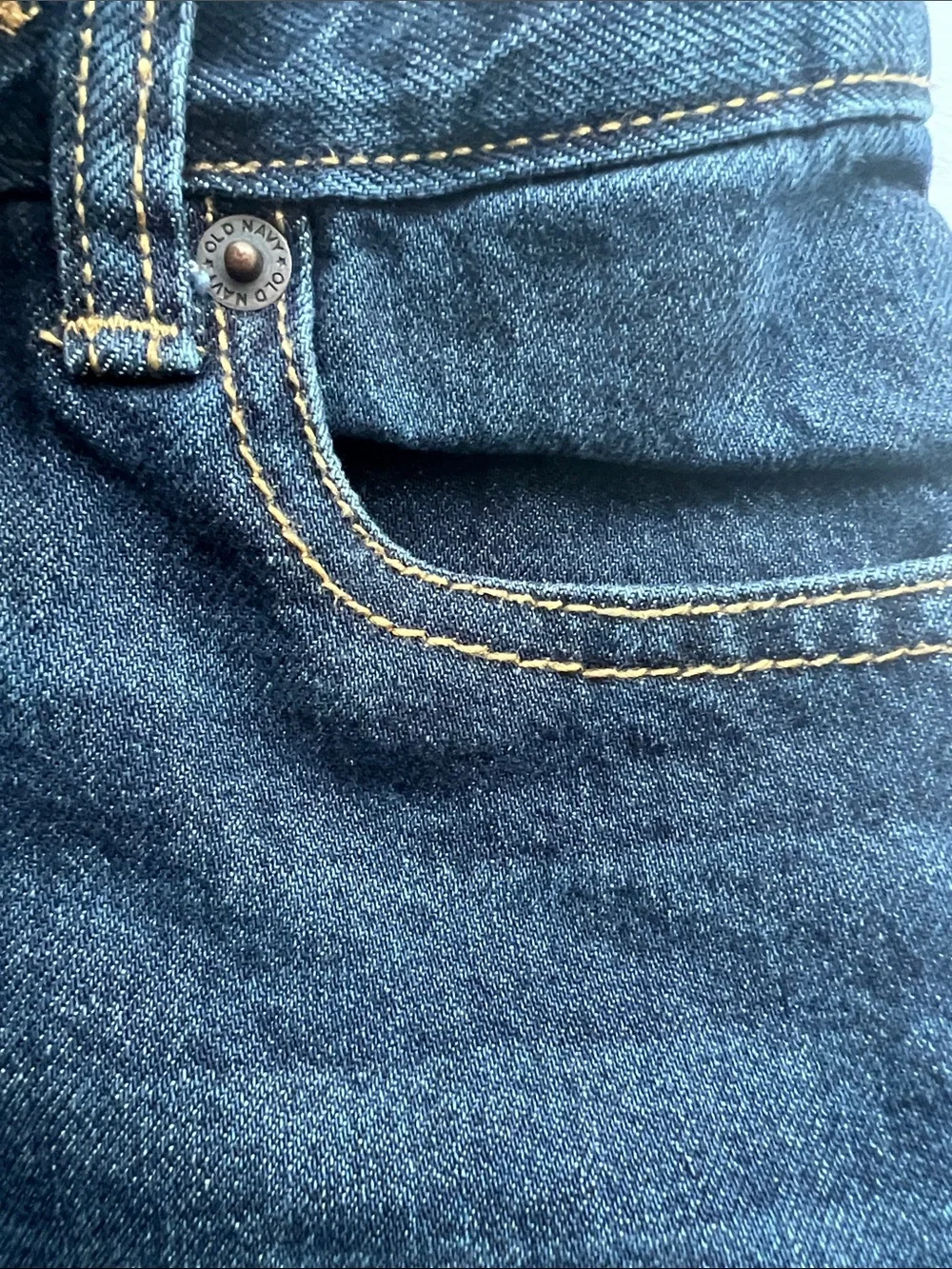 Old Navy Men's Straight Jeans in Deep Indigo
